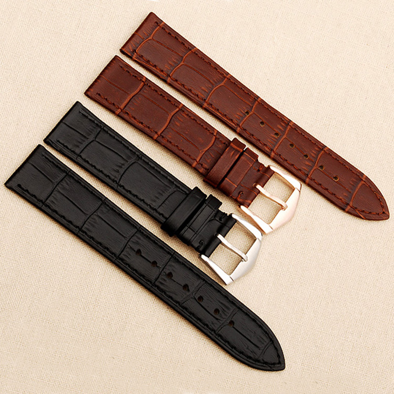 Men'S Accessories Cartier - คุณภาพสูงสายนาฬิกาหนังวัวบางสำหรับ Longines Seiko Omega Cartier Universal