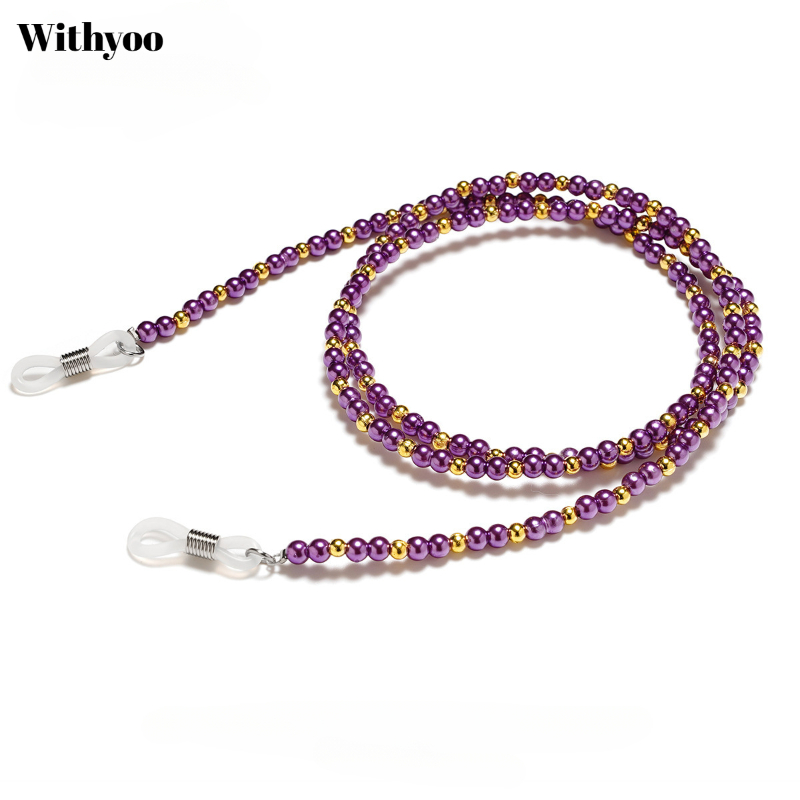 Men Accessories Neck Chain - โรซี่ | สายคล้องหน้ากากประดับลูกปัดหลากสี แฟชั่นเกาหลี สำหรับผู้ชายและผู้หญิง สายคล้องแว่นตา