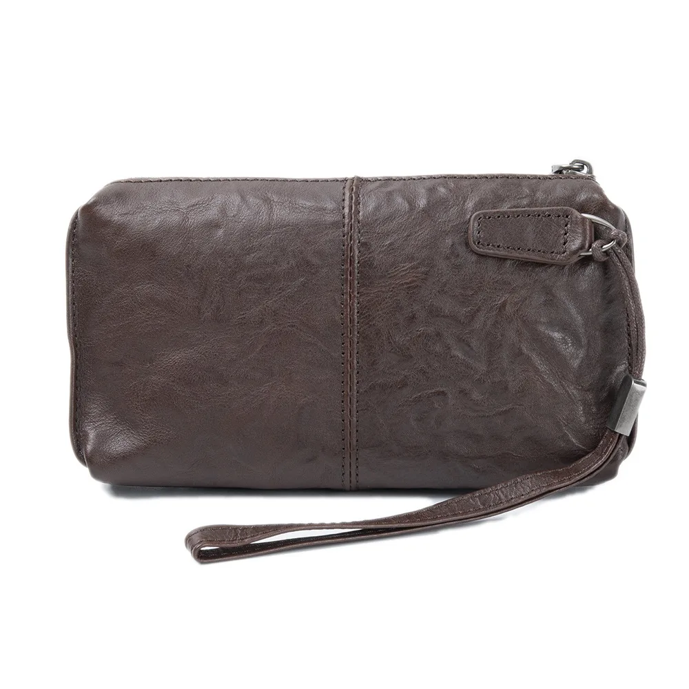 กระเป๋าคลัทช์หนังวัวสำหรับผู้ช - Travel Organizer Men บทวิจารณ์และราคา