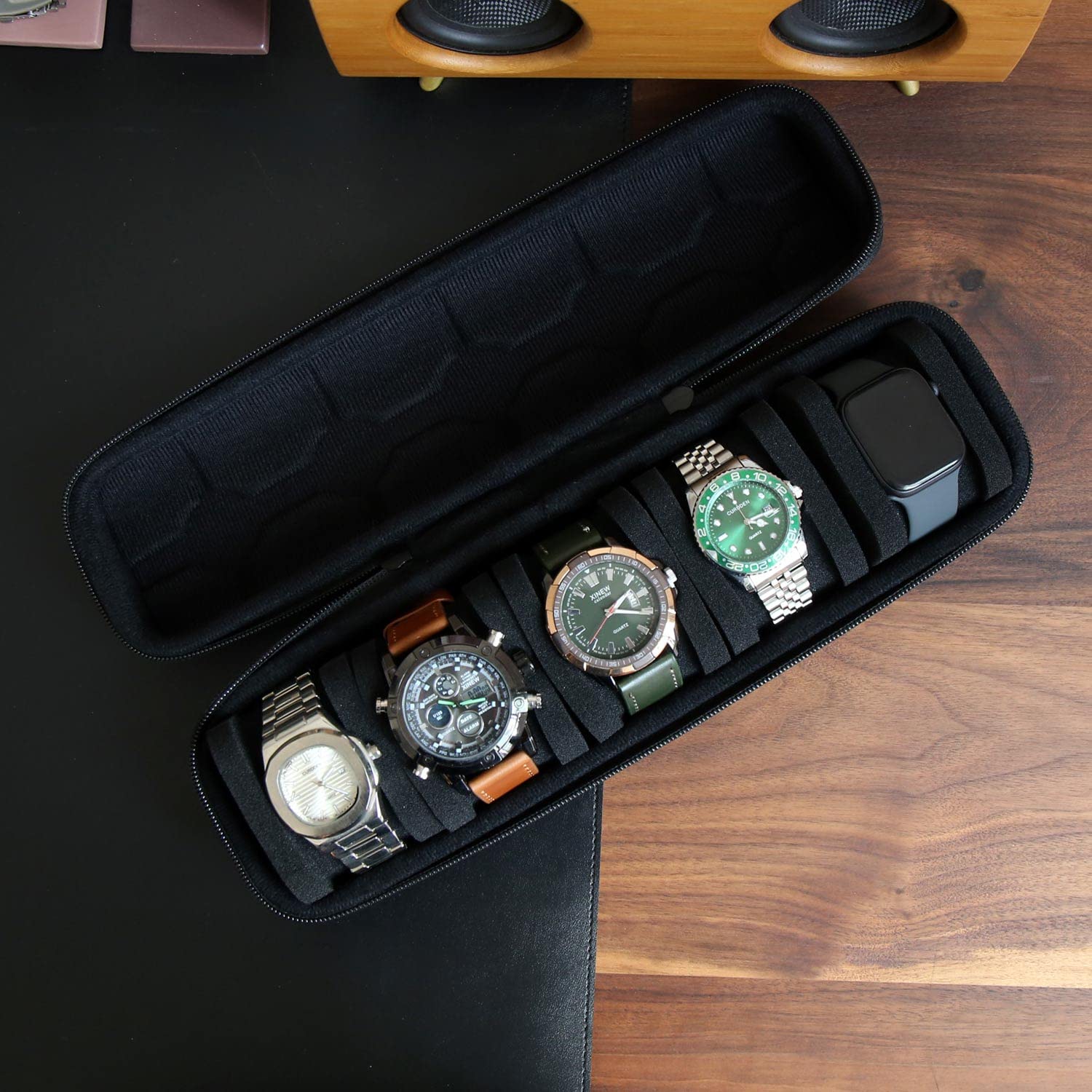 กล่องใส่นาฬิกาสําหรับผู้ชายหรื - Travel Organizer Men บทวิจารณ์และราคา